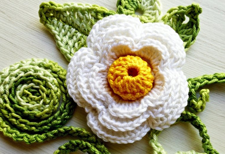 Вязаный органайзер для заколок и резинок