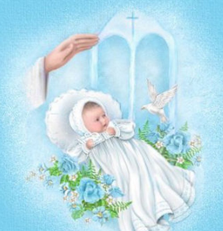 Рамка крещение