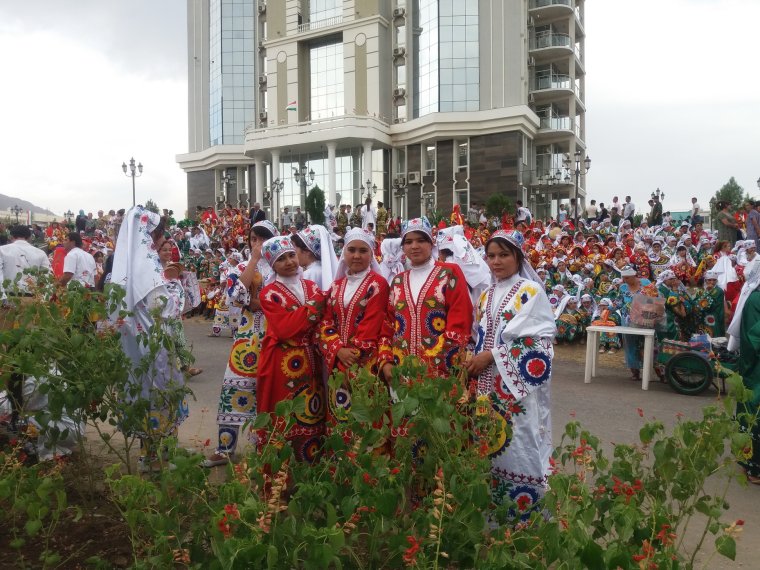 Эмомали Рахмон в Куляб 2020