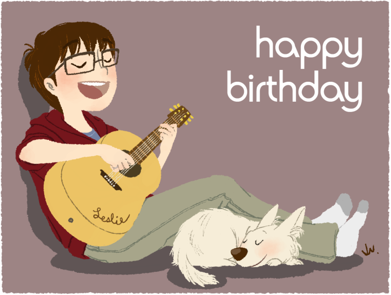 Открытка с днем рождения гитаристу