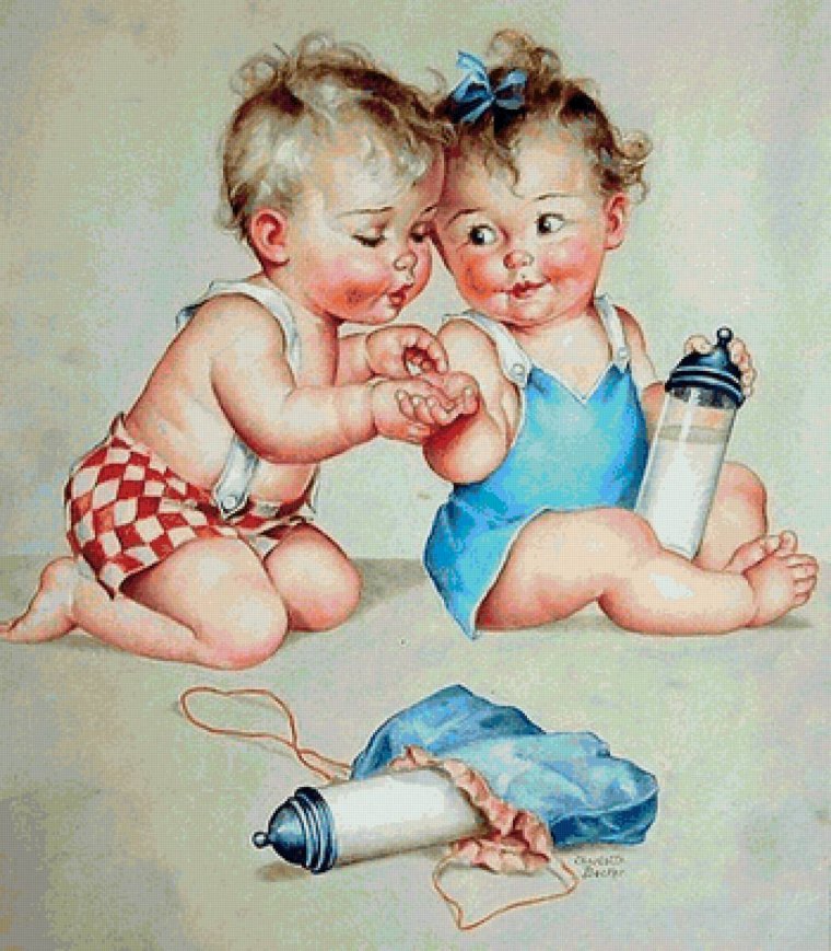 Забавные детские иллюстрации