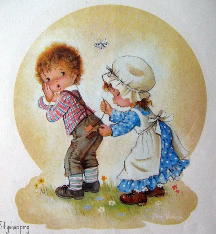 Открытки детские смешные