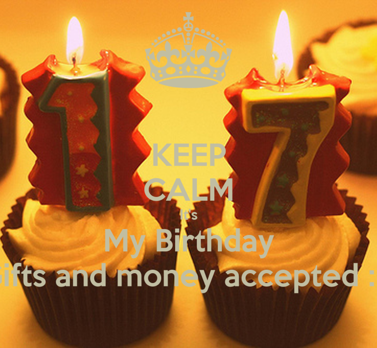 Открытки с днём рождения 17 лет