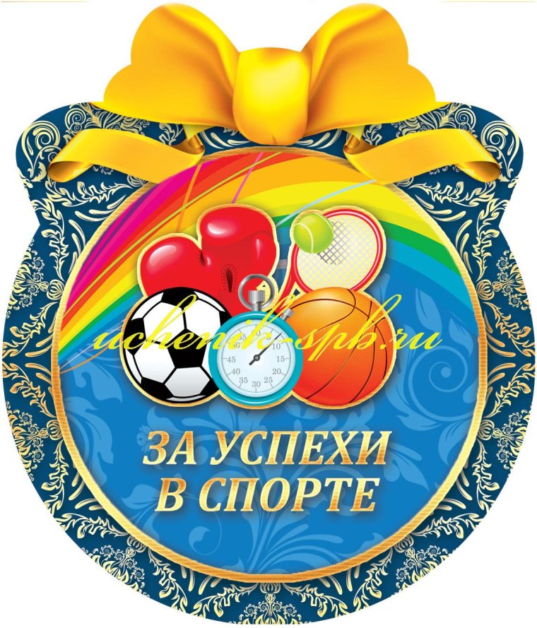 Медаль за у пехи в спорте