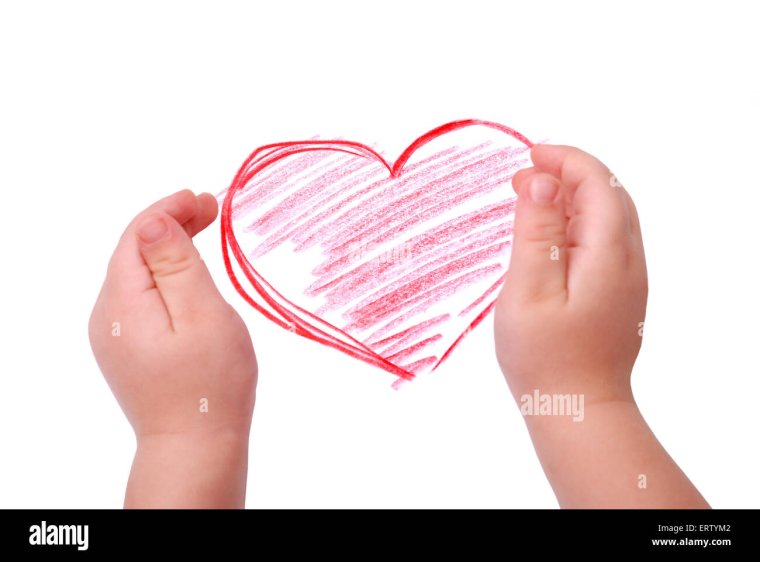 Сердце из ладошек