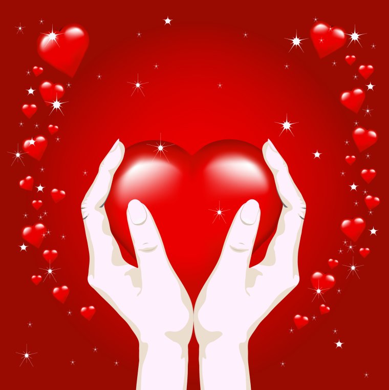 Сердце в детских ладошках