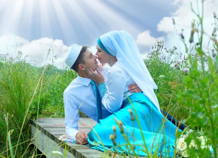 Поздравления с никахом открытки