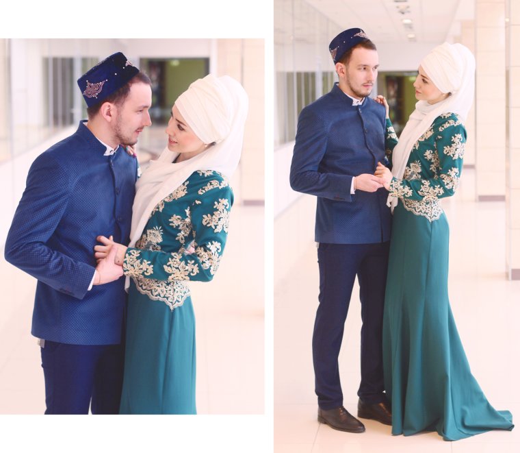 Платок на никах для невесты