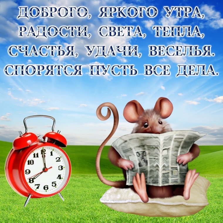 Анимация доброе утро сынок