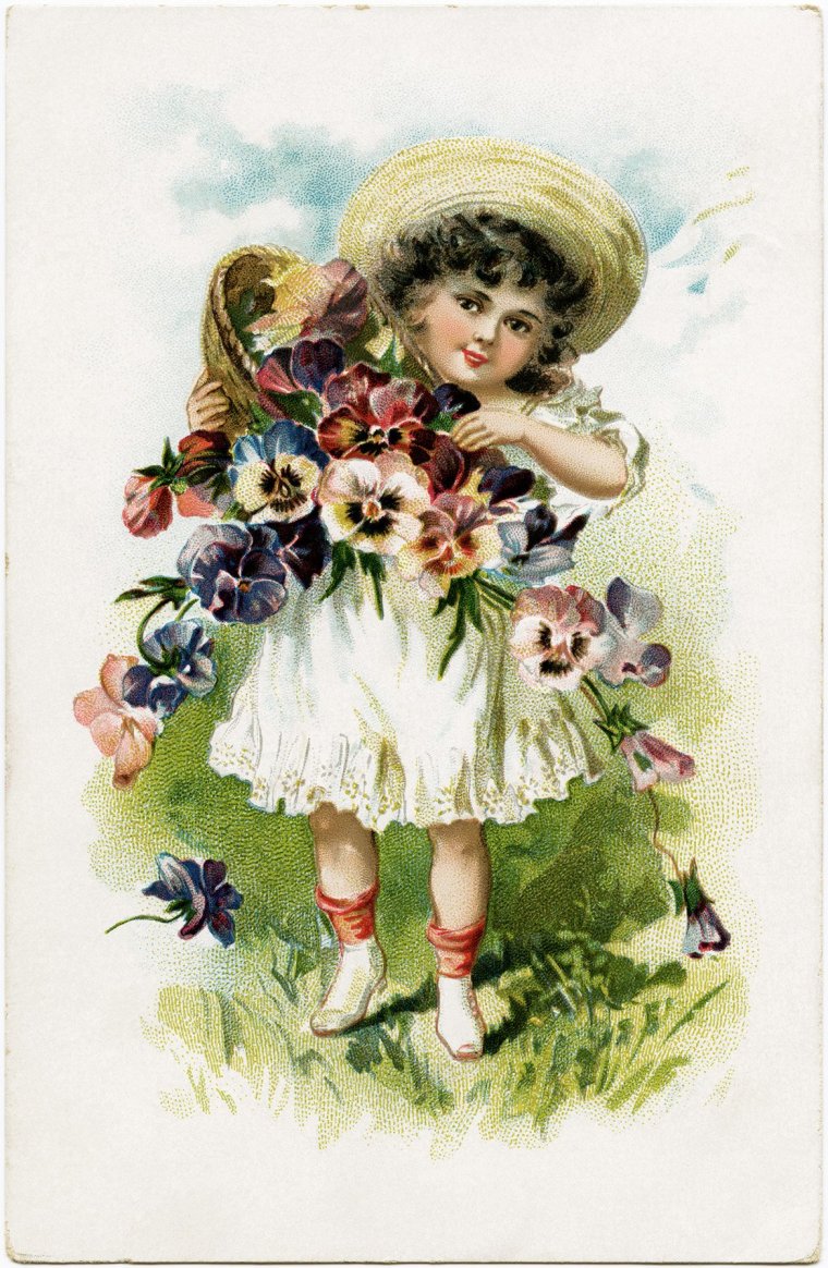 Открытки художницы Maud Humphrey Bogart