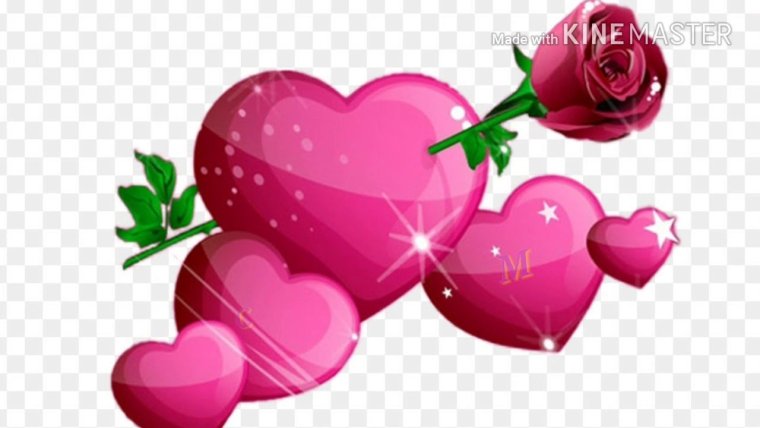 Открытки с сердечками и поцелуями