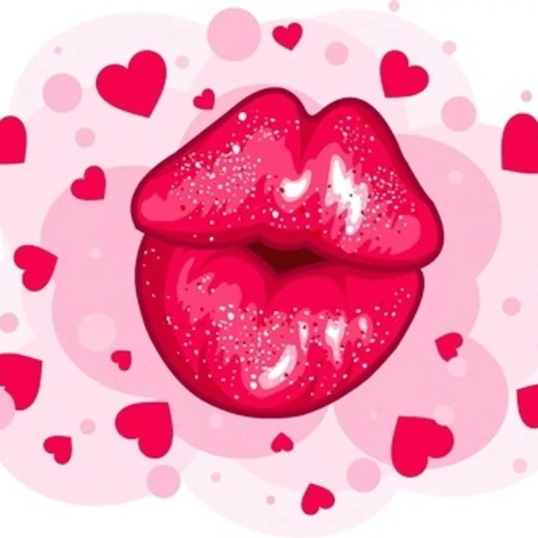 Силуэт влюбленной пары на фоне сердца