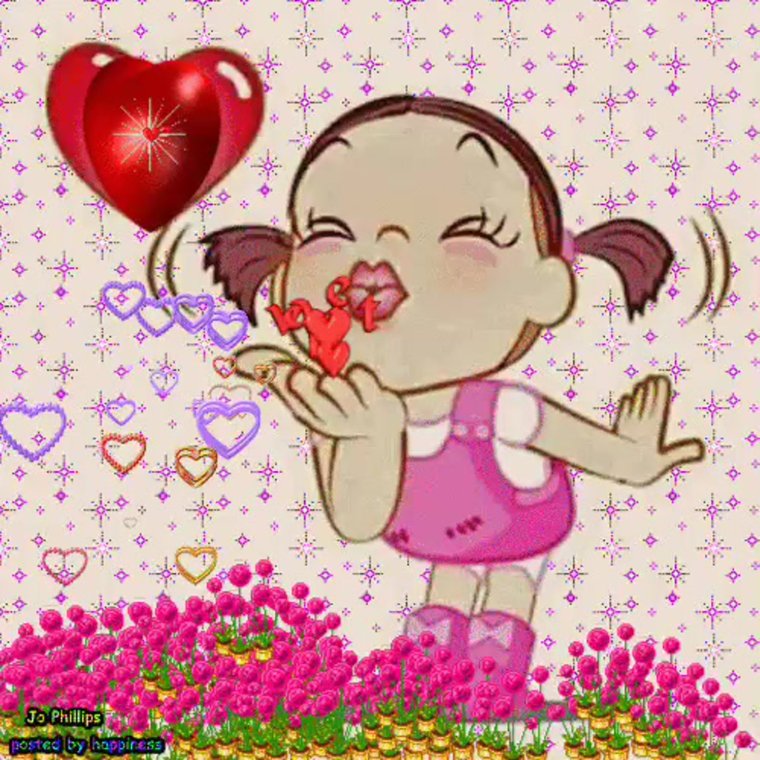 Сердечко с поцелуем