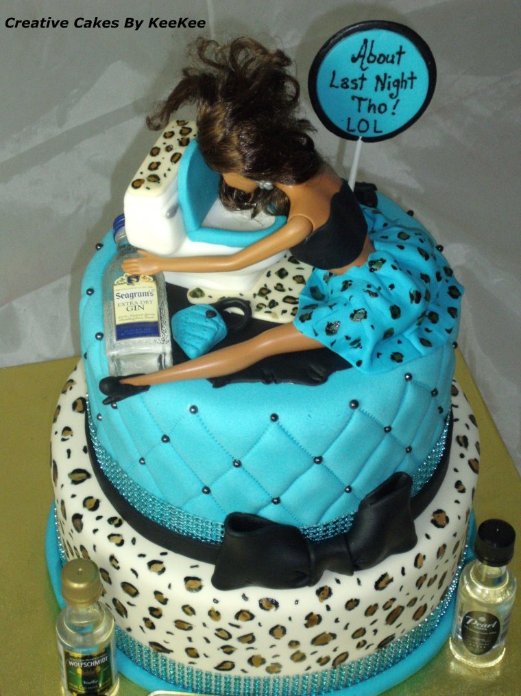 Прикольные тортики на день рождения