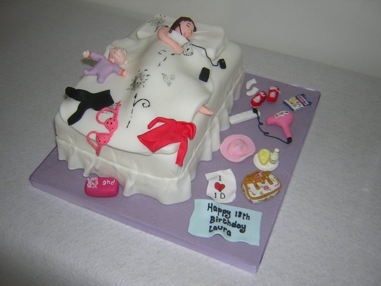 Торт на 18 лет девочке прикольный