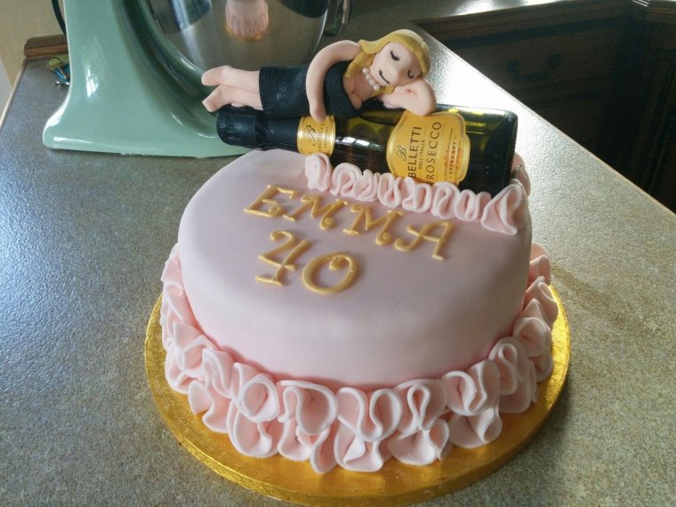 Торт на 40 лет женщине прикольные