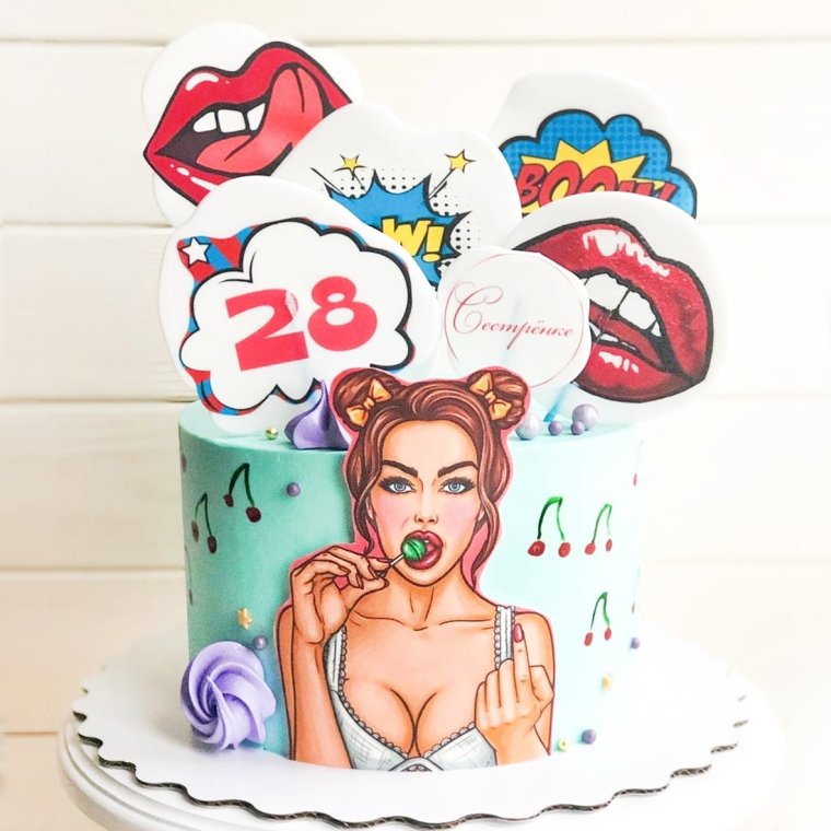 Смешные торты на день рождения