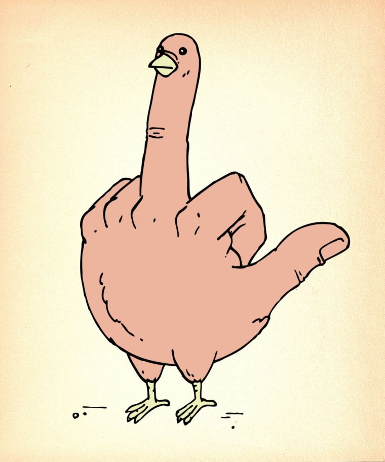 Качок с тонкими ногами