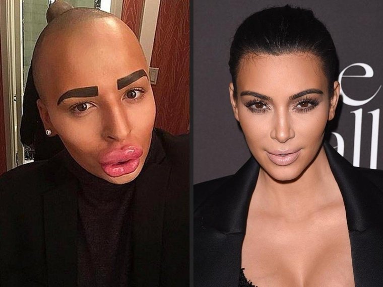 Двойник Ким Кардашян