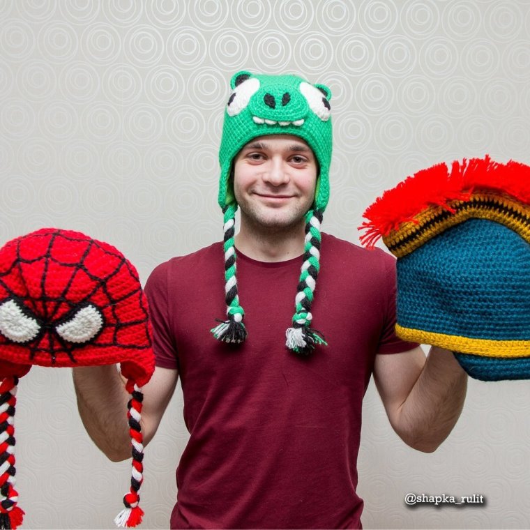 Смешные шапки для взрослых
