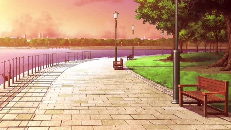 Фон улицы аниме гача лайф