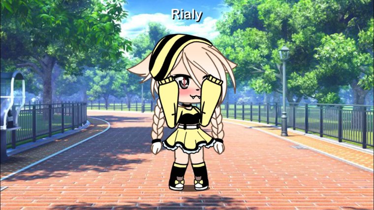 Фон парка для гача лайф