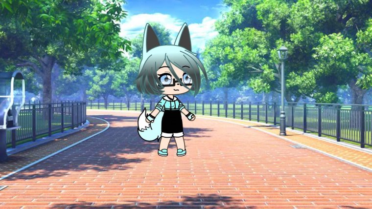 Аниме фон для гача лайф парк