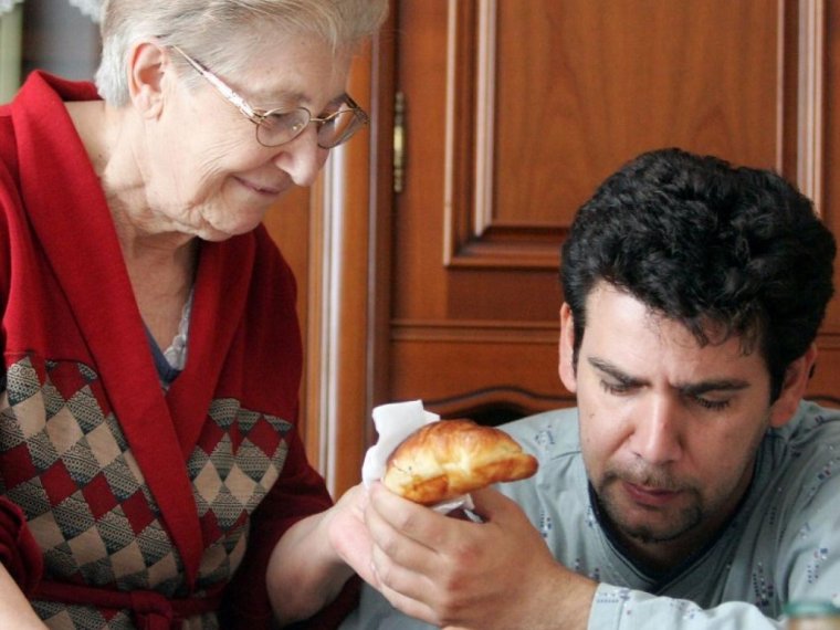 Итальянец с мамой