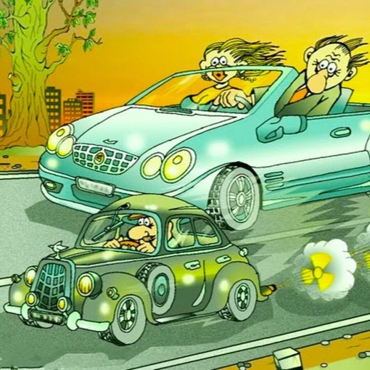 Автомобиль карикатура