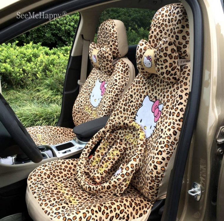 Чехлы на Матиз леопард