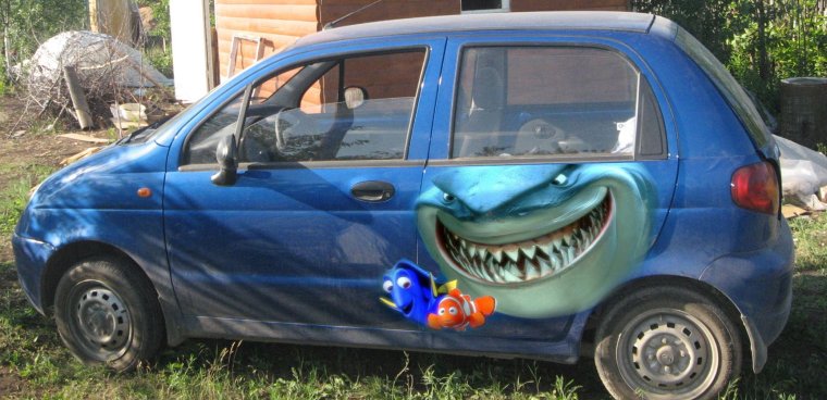 Матиз тюнингованный колхоз