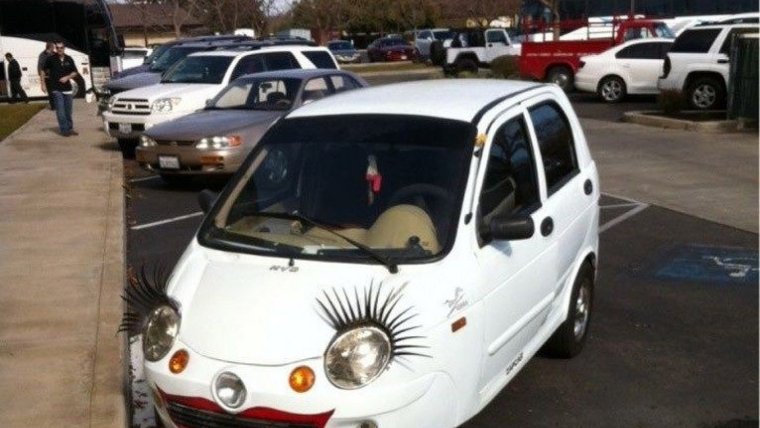 Дэу Матиз розовый