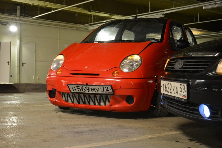 Daewoo Matiz раздолбанная