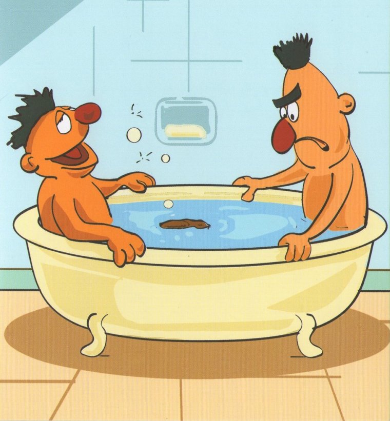 Мужчина и женщина в ванне