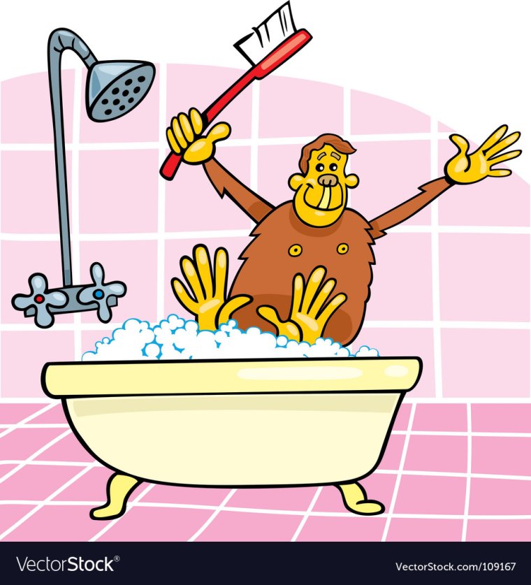 Ноги в ванной мужские и женские