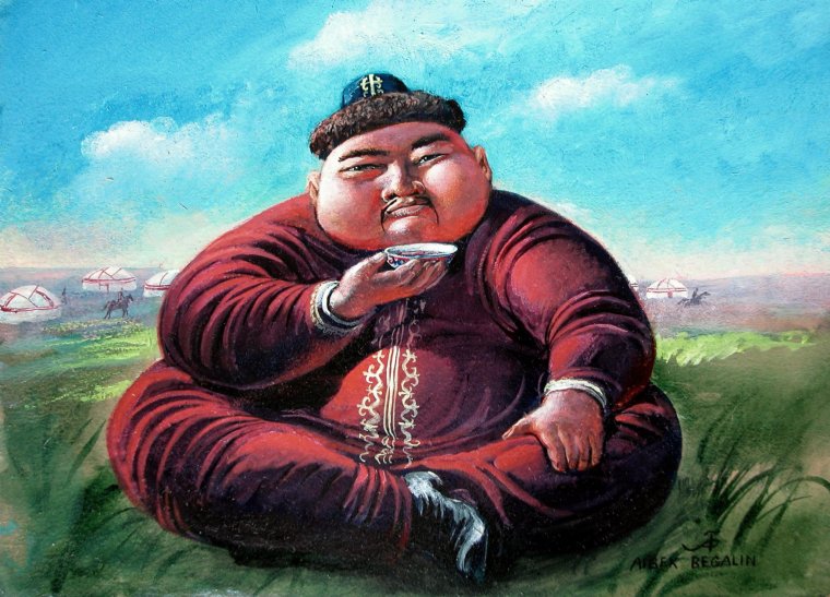 Кыргызский головной убор дети