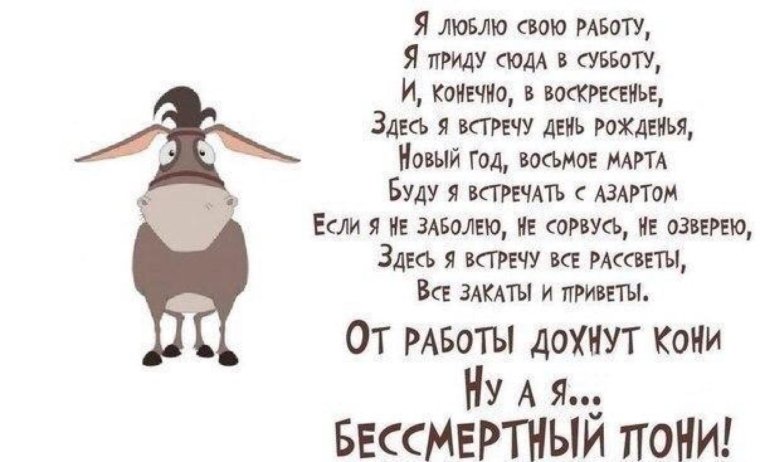 Смешные стихи про работу