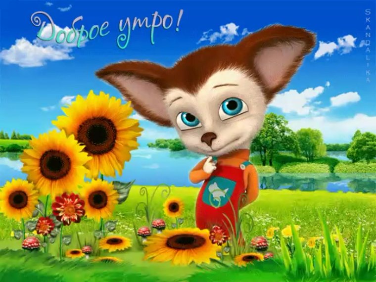 Доброе утро мультяшки