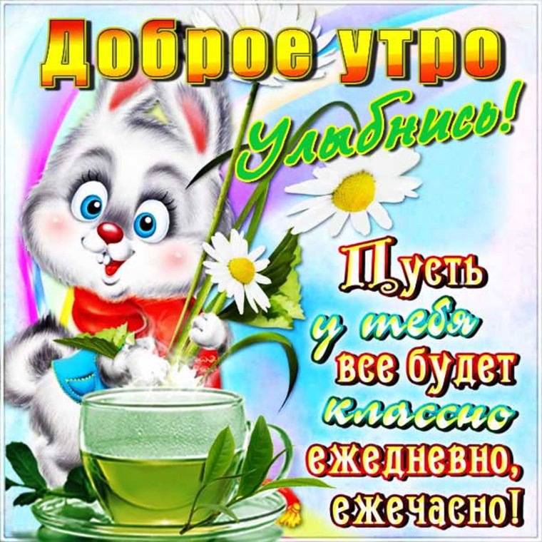 Гифы с добрым утром прикольные