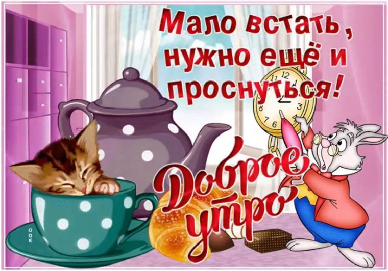 Открытки с добрым утром прикольные