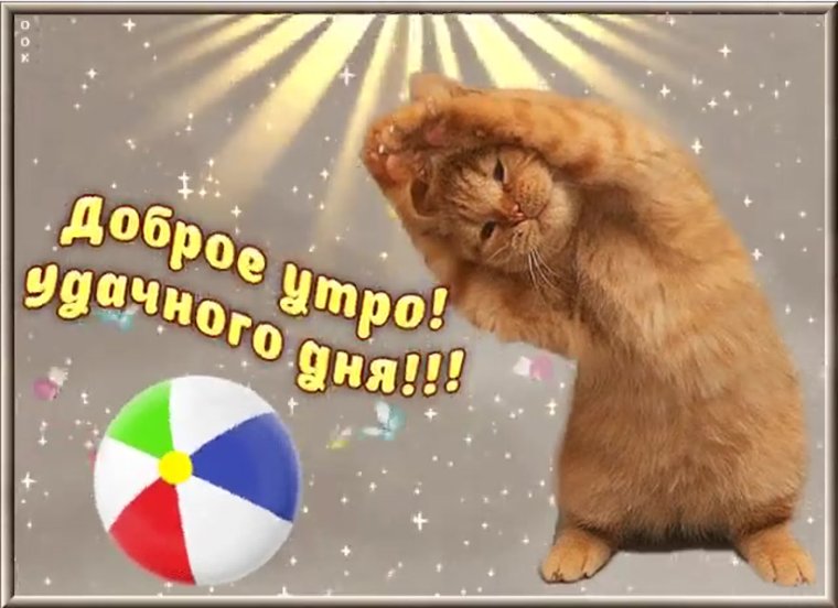 Гиф открытки с добрым утром