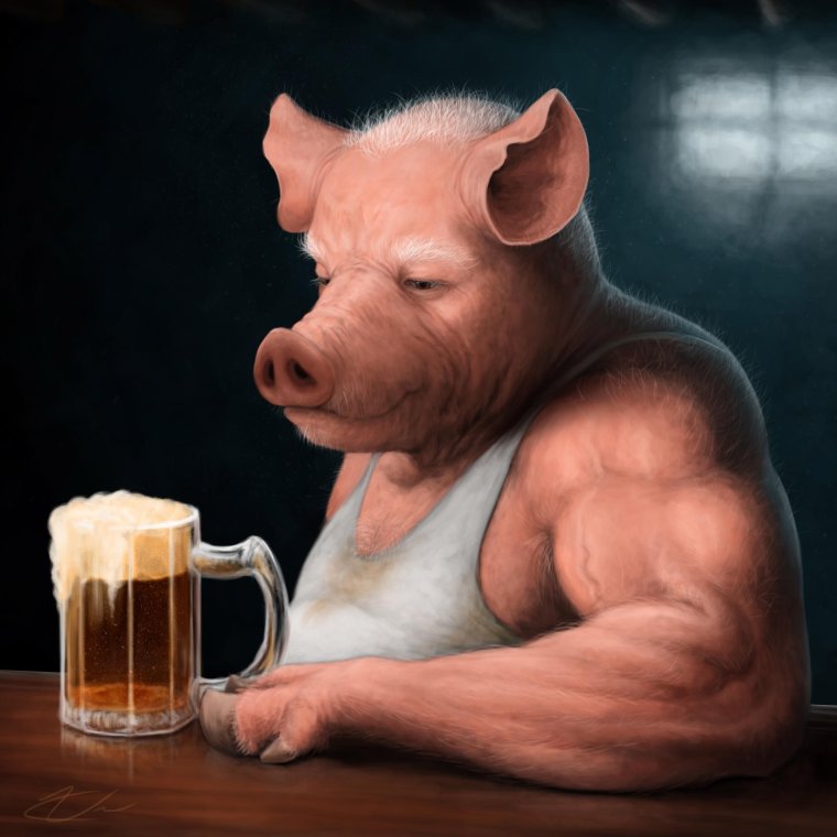 Кабан смешной