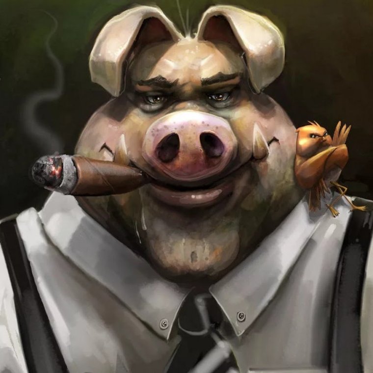 Свинья прикол