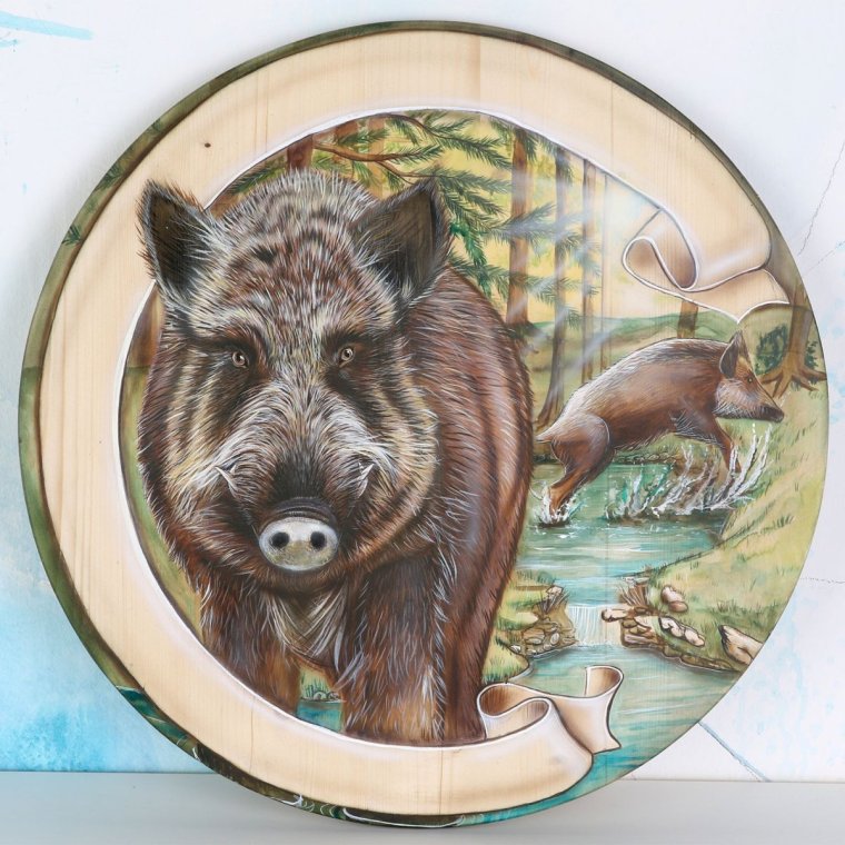 Веселый кабан