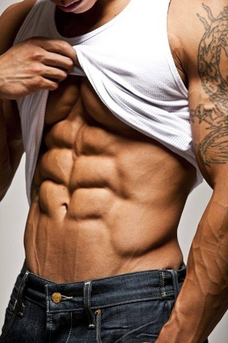 Женский пресс с кубиками