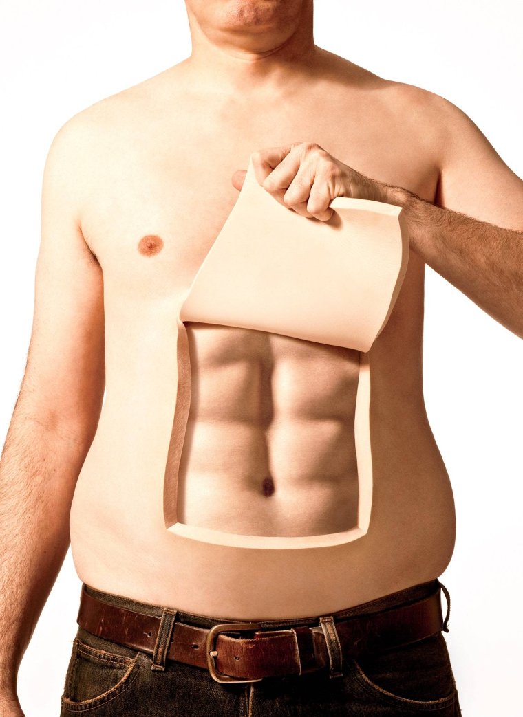 Накаченный живот