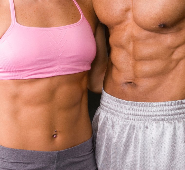 Пресс у девушек