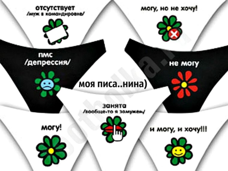 Трусы женские неделька