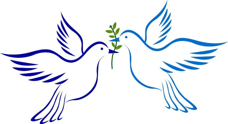 Голубки рисунок