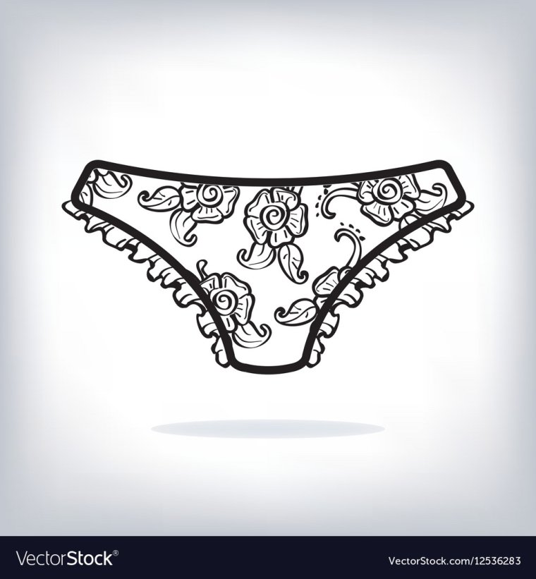 Нарисованные трусы